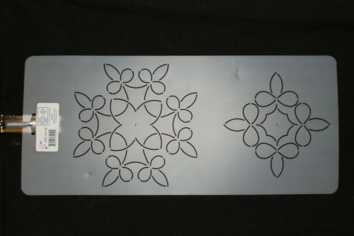 STENCIL BC1001 6 IN 8 IN LOOPY LEAF BLOCKS